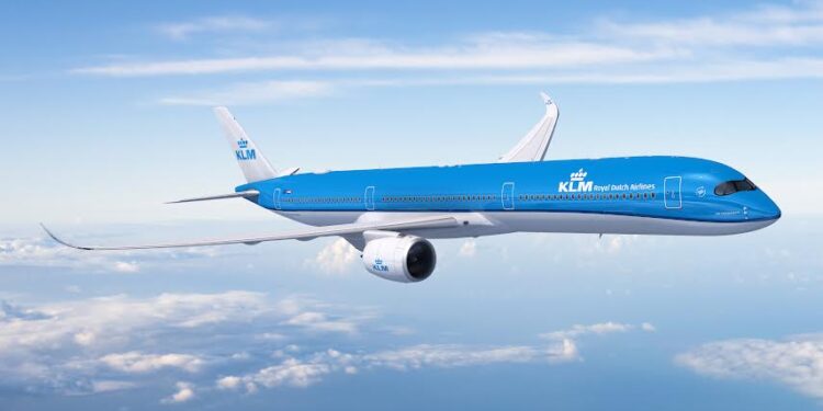 KLM Replaces Older Generation Aircraft with New Airbus A350 Designed to Burn Less Fuel and Make Less Noise