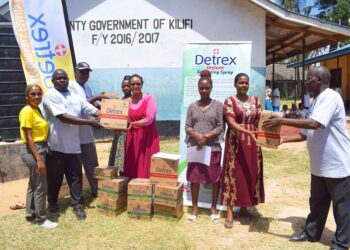 Pwani Oil Donates Sanitizers to benefit over 5,000 students in 17 Kilifi Schools in fight against spread of Red Eye Disease