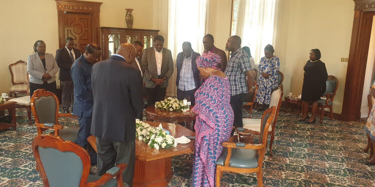 Kalonzo leads Azimio bosses to Moi’s home after June’s death