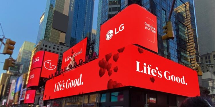 LG launches global campaign to help attract positive content onto social media feeds