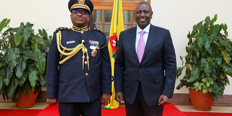 Ruto held meeting with IG Koome before his resignation