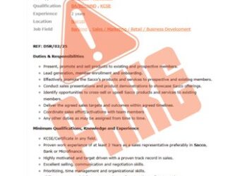 Co-op Bank warns public against fake social media job postings