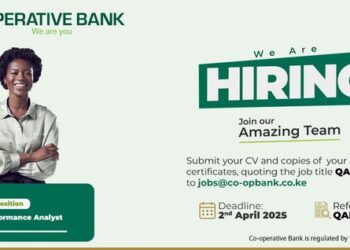 Co-op Bank announces several exciting job opportunities