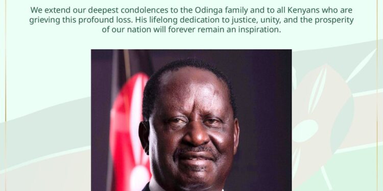 Co‑operative Bank Pays Tribute to Raila Odinga as a True Patriot