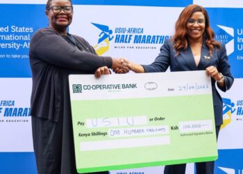 Co-operative Bank Donates KES 100,000 to USIU Half Marathon