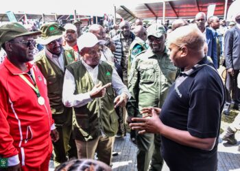 Kindiki visits Co-op Bank stand at Kaptagat tree growing event