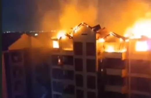 Fire Engulfs Five-Storey Apartment in Ongata Rongai as Residents Question Emergency Response